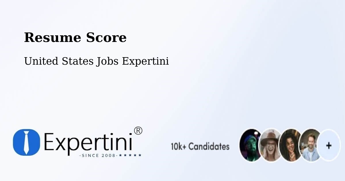 Resume Score & Job Description Match Tool – Elroy - United States Jobs Expertini