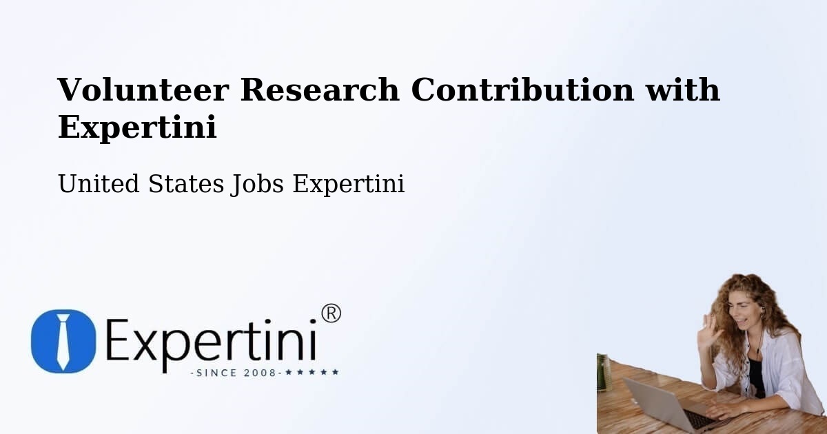 Volunteer Research Contribution Program – Elroy - United States Jobs Expertini